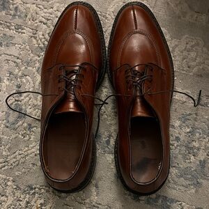 Men's Allen Edmonds Walton Classic Brown Leather Dress Shoes Size 11